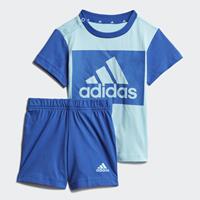 Adidas Sport Inspired Baby Set T-Shirt + Sweatshorts BL T für Jungen blau Junge 