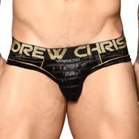 andrewchristian Andrew Christian Almost Naked Plush Stripe Brief