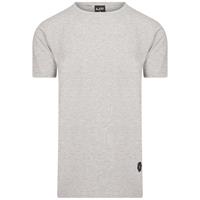 One Redox T-shirt heren basic grijs effen met stretch van  fashion, 