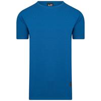 One Redox T-shirt heren effen indigo blauw met stretch van  fashion, 