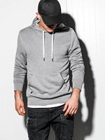 Ombre Fashion Heren hoodie effen | Basic | klassiek | Moda Italia | Grijs, 