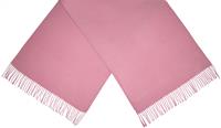 CWI sjaal effen dames 180 x 72 cm polyester roze one size