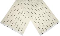 CWI sjaal dames 180 x 65 cm polyester beige/zwart/wit one size