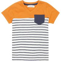 Sense Organics T-Shirt SALVO für Jungen, Organic Cotton blau/weiß Junge 