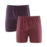 Living Crafts Boxer-Shorts, 2er-Pack Boxershorts mehrfarbig Herren 
