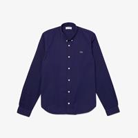 Lacoste Herren-Hemd aus Premium-Baumwolle - Navy Blau 