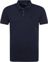 No-Excess Polo Stone Washed Donkerblauw