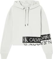 Calvin Klein Jeans Kapuzensweatshirt »MIRRORED LOGO HOODIE« mit gespiegeltem Calvin Klein Logo-Schriftzug