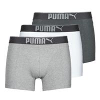 3er Pack PUMA Premium Sueded Cotton Boxershorts white