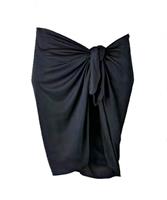 Beco rok pareo dames 165 x 56 cm polyester zwart