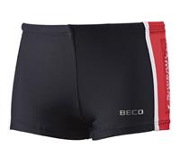 Beco zwemboxer jongens polyamide/elastaan zwart/rood 