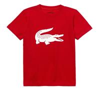 Lacoste Jungen-Shirt aus Funktionsstoff mit Krokodil LACOSTE SPORT TENNIS - Rot / Weiß 