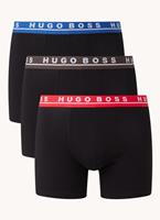 BOSS Boxershorts in 3-pack met logoband