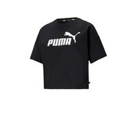 Puma cropped T-shirt zwart