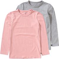 Minymo Langarmshirt 2er Pack für Mädchen rosa Mädchen 