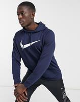 Nike Männer Hoody Dri-Fit Swoosh in blau