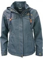 Pro-x elements outdoorjas Miley dames polyester donkerblauw maat 34