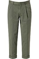 FHP Bundfaltenhose, Louis, Loose Fit, Baumwolle, khaki