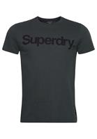 Superdry T-shirt Ronde Hals Olijf Groen  