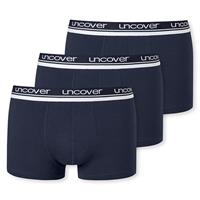 Herren Shorts 3er Pack - Serie "Uncover", Unterhose, S-3XL, dunkelblau