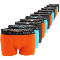 Vincent Creation Boxershorts-Hipster 12 Stück Boxershorts orange-kombi Herren 