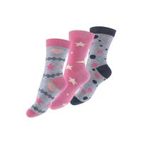 Cotton Prime Kinder Socken Sterne & Punkte 6 Paar Socken für Mädchen bunt Mädchen 
