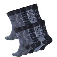 Cotton Prime 10 Paar Baumwoll-Socken MARITIM Socken blau Herren 