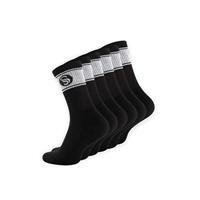 STARK SOUL Sportsocken im RETRO Design - Frotteesohle 6 Paar Socken schwarz Herren 