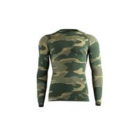 STARK SOUL Funktionswäsche - Hemd Langarm Camouflage Funktionsunterwäsche grün Herren 