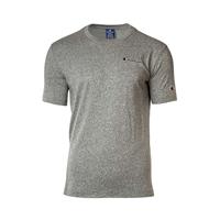 Champion Herren T-Shirt - Crew Neck, Rundhals, Cotton, großes Logo, einfarbig Unterhemden grau Herren 