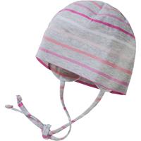 Baby Beanie mit UV-Schutz für Mädchen rosa/grau Mädchen 
