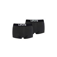 Levi's LEVIS LEVI´S HerrenTrunks, 2er Pack- Solid Basic Trunks, Boxershorts, Logobund Boxershorts grau Herren 