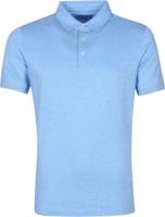 Suitable Prestige Melange Polo Shirt Blau - GrÃ¶ÃŸe L