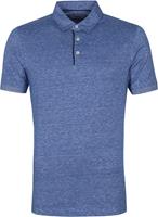 Suitable Prestige Melange Polo Shirt Indigo White - GrÃ¶ÃŸe 3XL