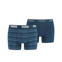 Puma Heritage Stripe Boxer 2er Pack blau Größe XL