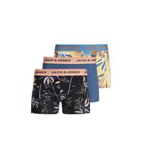Jack&Jones: 3er-Pack Pants mit Logo-Stretchbund und Print Schwarz/blau