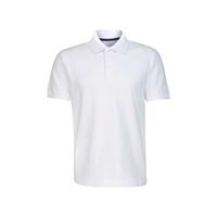 Seidensticker Polo-Shirt Kragen Slim Kurzarm Uni Poloshirts weiß Herren 
