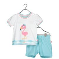 BLUE SEVEN Baby Set T-Shirt + Shorts für Mädchen weiß Mädchen 