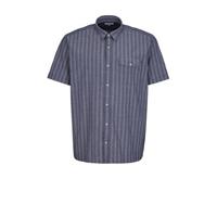 S.Oliver Regular: Kurzarmhemd aus Chambray Kurzarmhemden blau Herren 