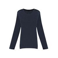 Joop! Langarm-Shirt Sheer Luxury Nachthemden dunkelblau Damen 