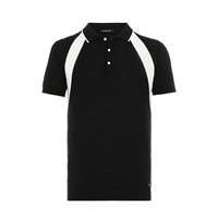 CIPO & BAXX Poloshirt Poloshirts schwarz/weiß Herren 