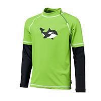 Beco uv shirt Sealife unisex polyamide groen/zwart 