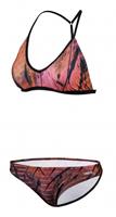 Beco bikini B cup dames polyester/polyamide roze/zwart 