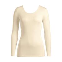 Longsleeve Pure Silk Langarmshirts creme Damen 