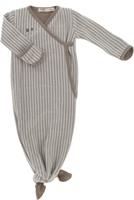 Snoozebaby pyjama Warm junior katoen bruin mt 3 6 maanden