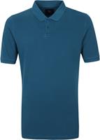 Suitable Respect Pete Polo Shirt Indigo Blau - GrÃ¶ÃŸe L