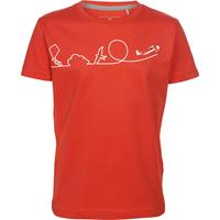 Elkline T-Shirt VIEL ERLEBT für Mädchen orange Mädchen 