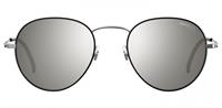 Carrera Eyewear Sonnenbrille 216/g/s Unisex Schwarz/silber Mit Grauem Glas