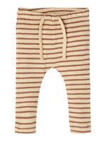 Name it Striped Loose Fit Trousers Heren Beige
