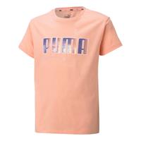 Puma T-Shirt ALPHA für Mädchen orange Mädchen 